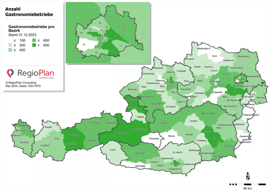 KSV1870 RegioPlan Standortanalyse Anzahl Gastronomiebetriebe