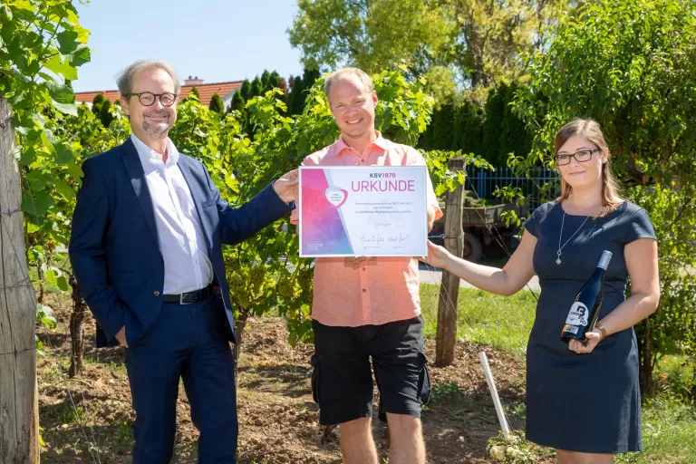 Weingut Nittnaus - 27.000stes KSV1870 Mitglied - Urkundenüberreichung2