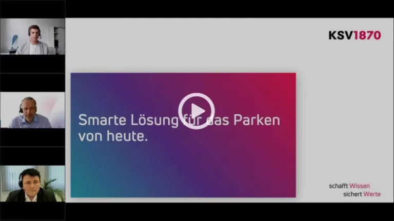 Standbild Webinar SmartServices und Parkraummanagement