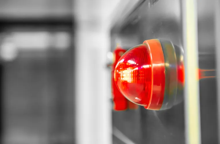 Rotes Warnlicht