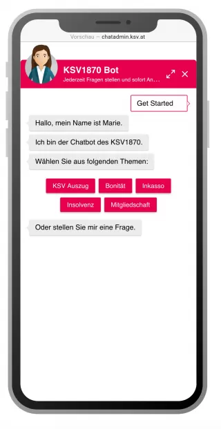 KSV1870 Chatbot Marie